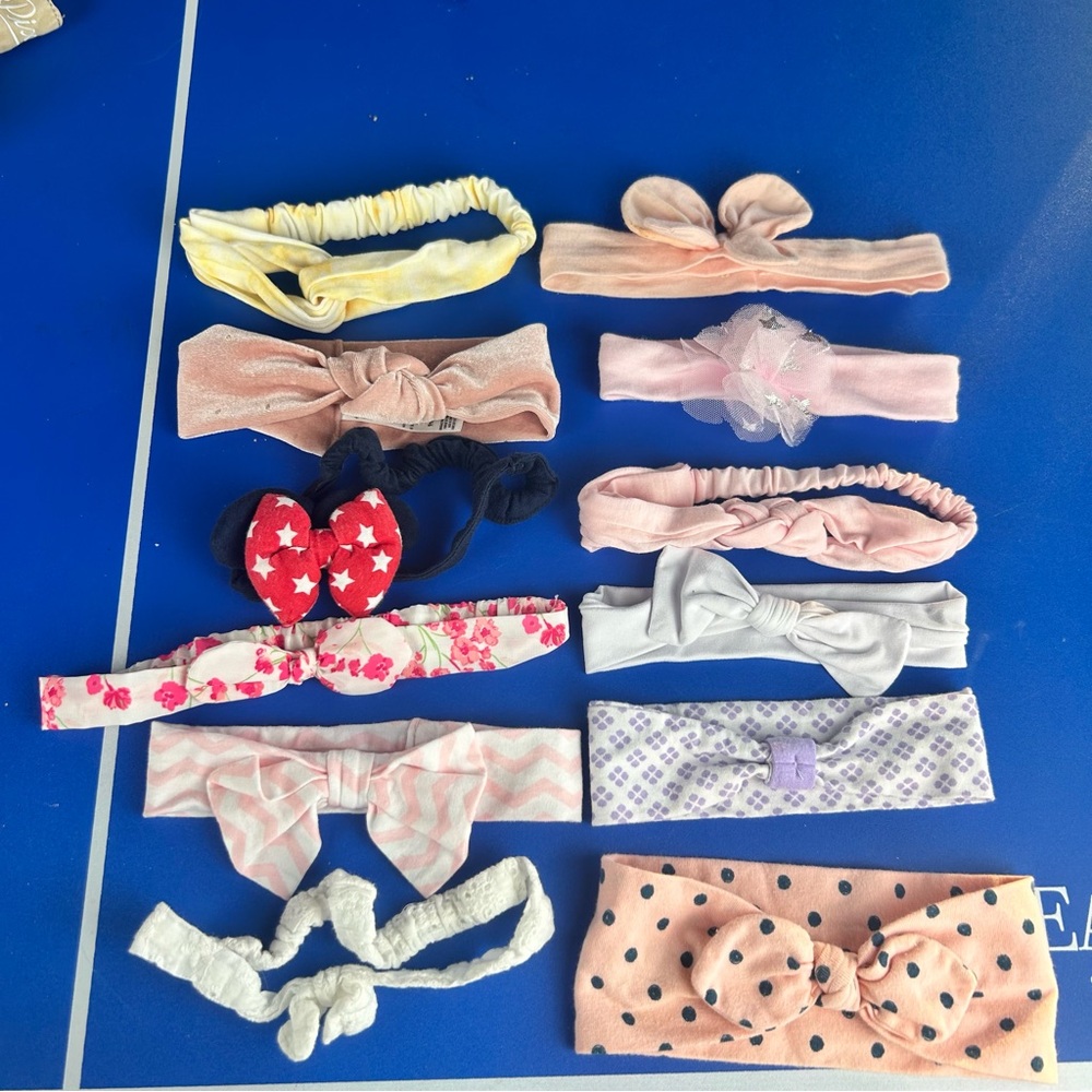 3/$10 Lot of 17 baby headbands